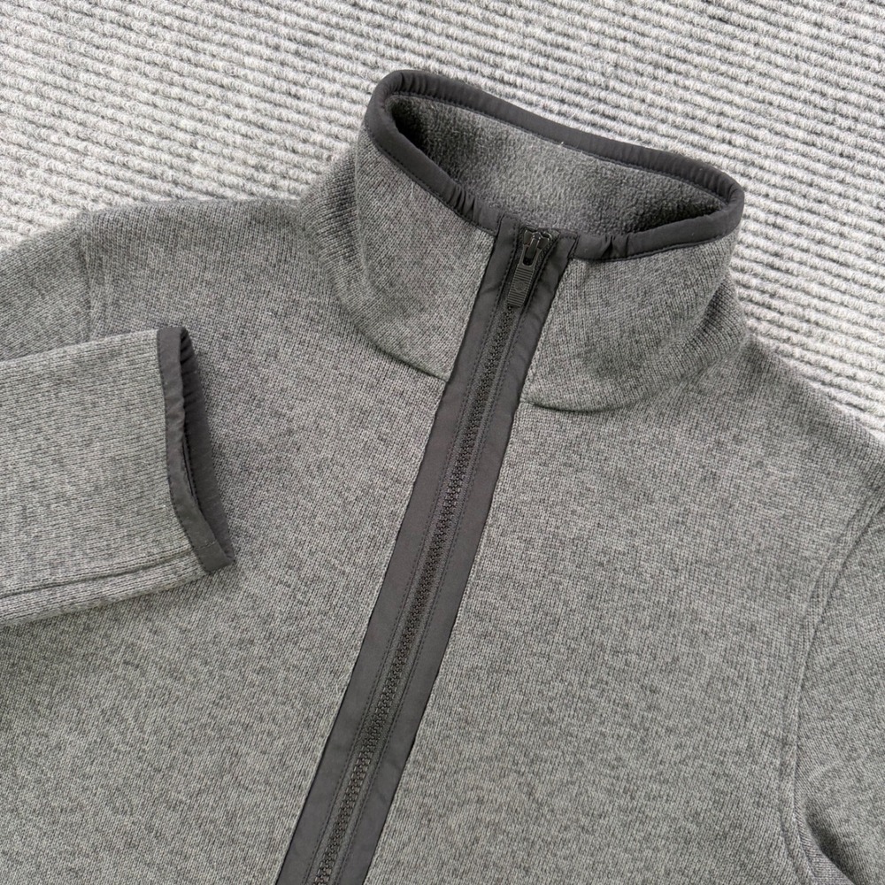 Lululemon It's Fleecing Cold Full Zip Jacket Women 8 High Neck Curved Hem Active